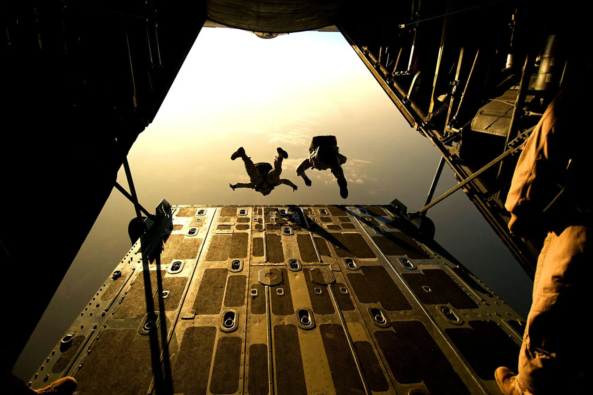 sky diving in namibia