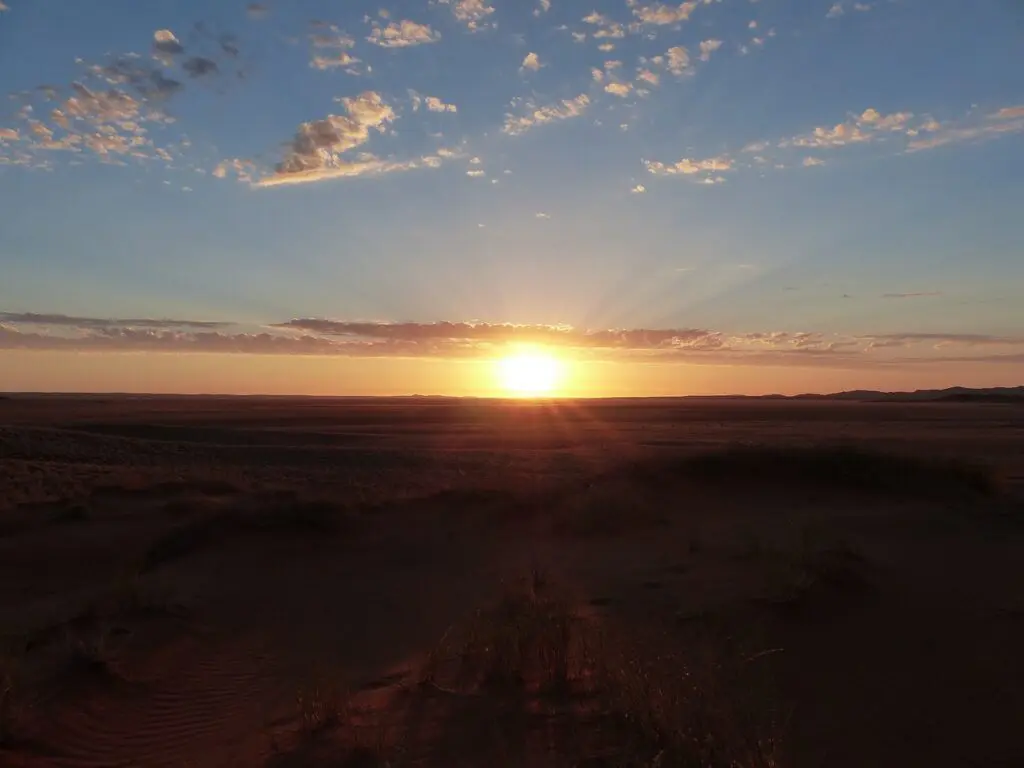 Sunset in Kaokoland