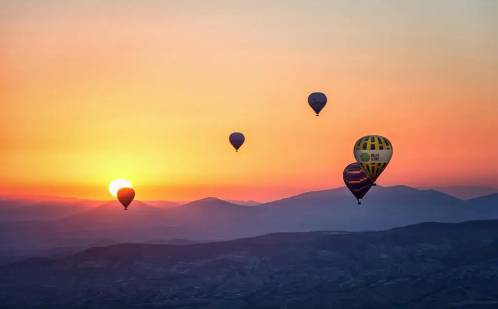 Hot Air Balloon in Namibia