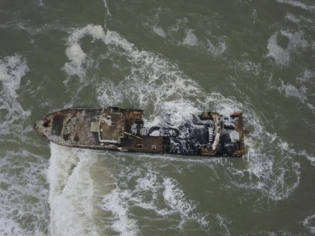 A Skeleton Coast Shipwreck