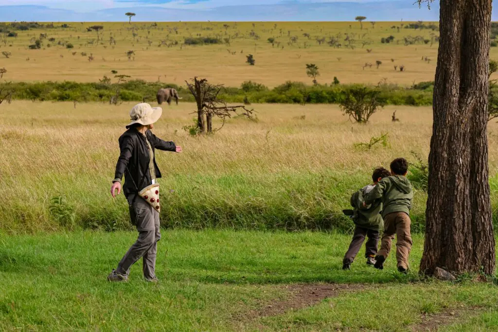 Children on Safari