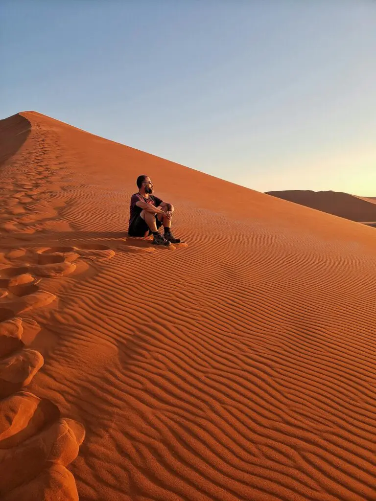 Namib Desert During a Slow Safari in Namibia