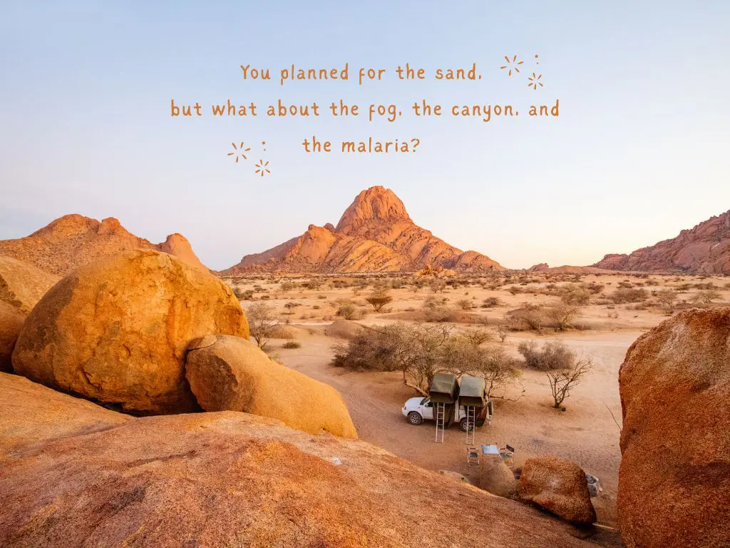 Packing List for Namibia