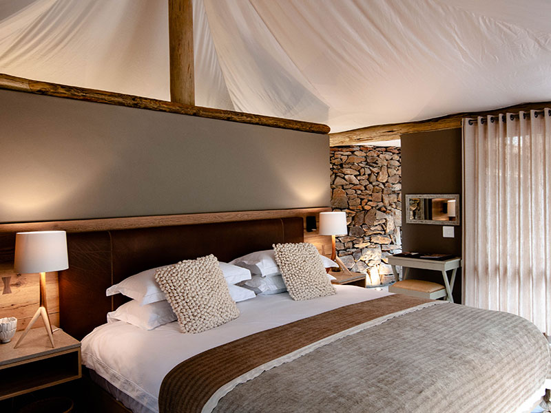 Wale und weiße Löwen 9 Dwyka Lodge Blick auf die Suite