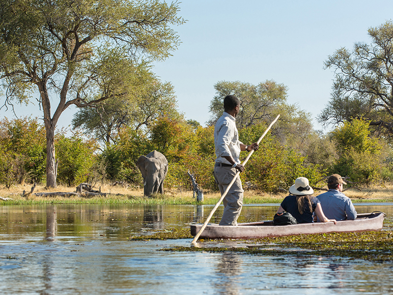 day 6 mokoro canoe