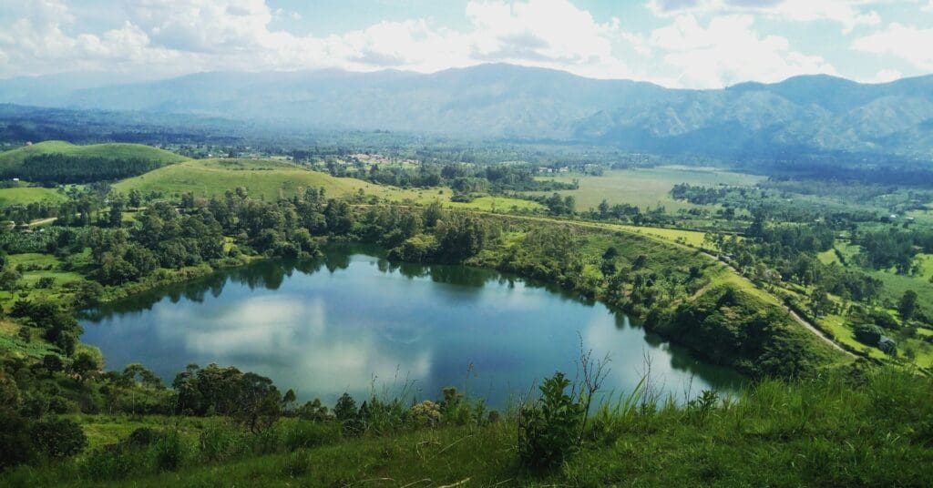 Landscape in Uganda