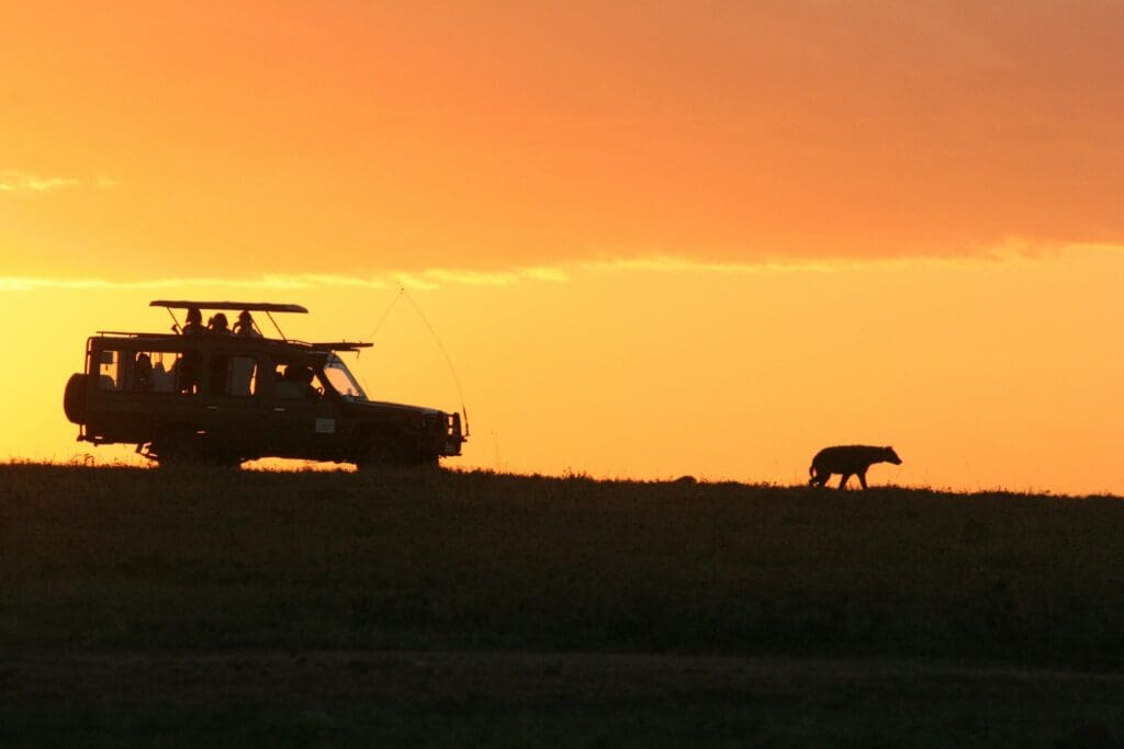 Sunset on a Luxury African Safari