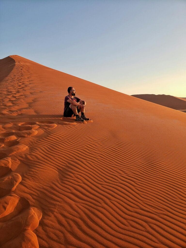 Namib Desert During a Slow Safari in Namibia
