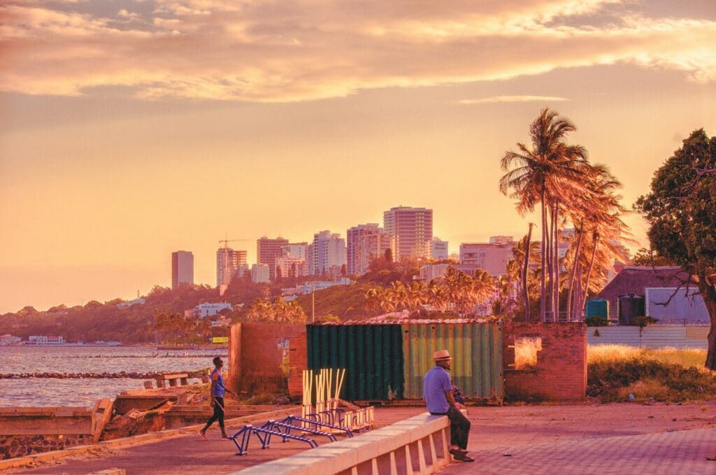 Sunset in Mozambique