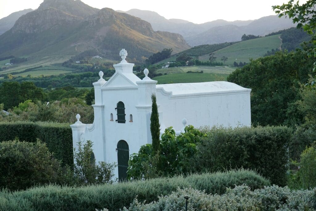 Ein Gebäude in Franschhoek