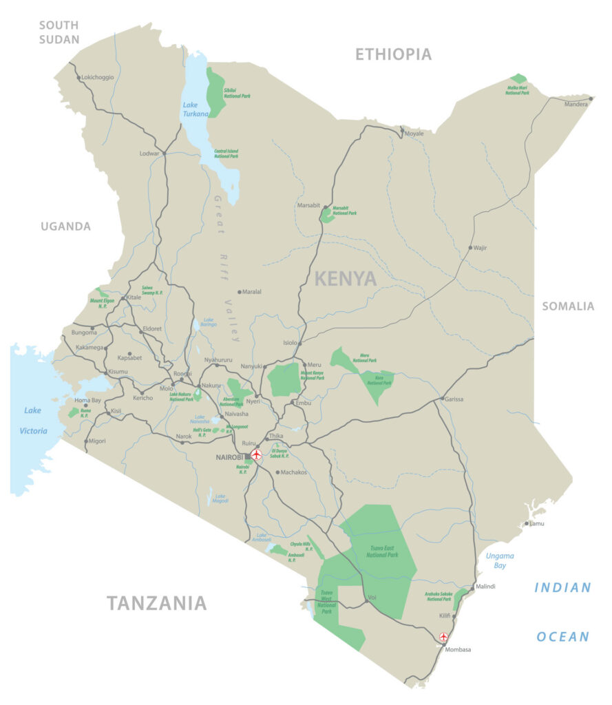 Kenya Map