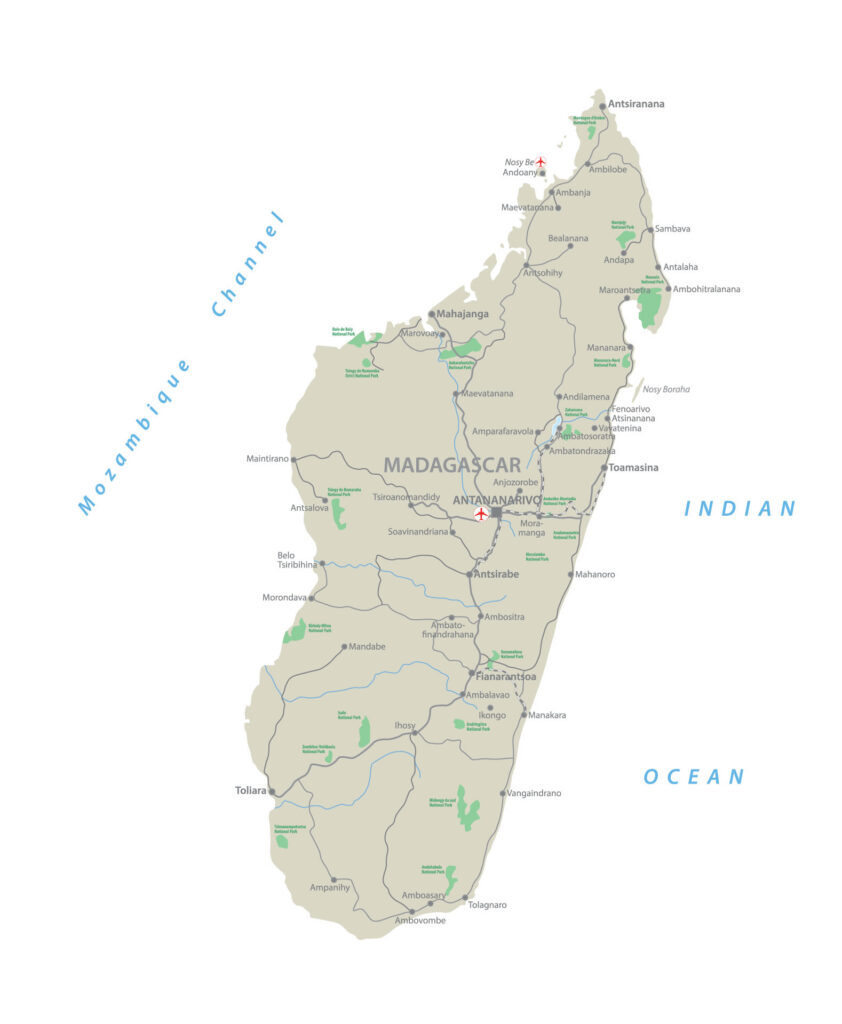 Madagascar Map