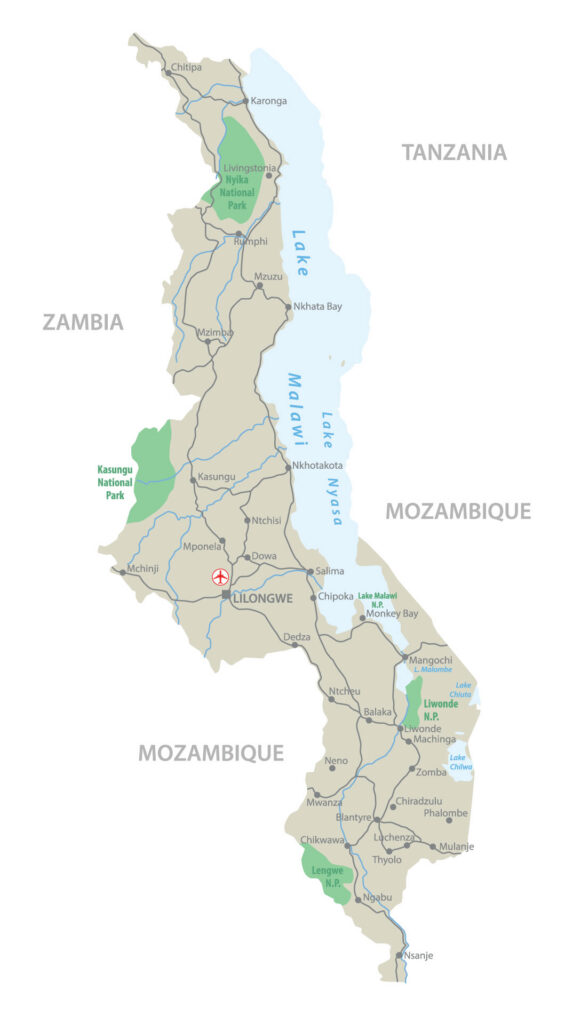 Malawi Map