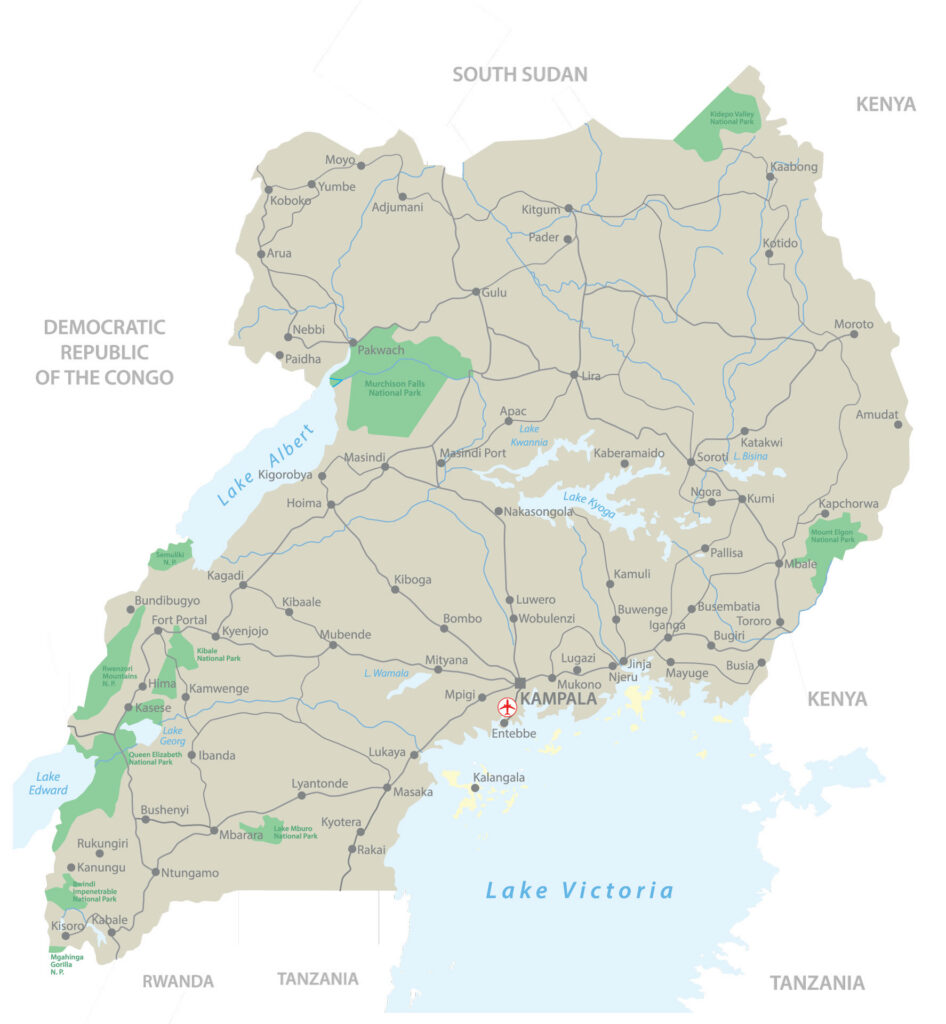 Uganda Map